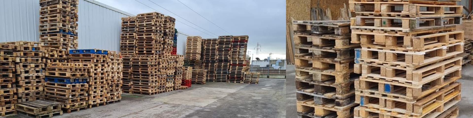 Achat de palettes usagées